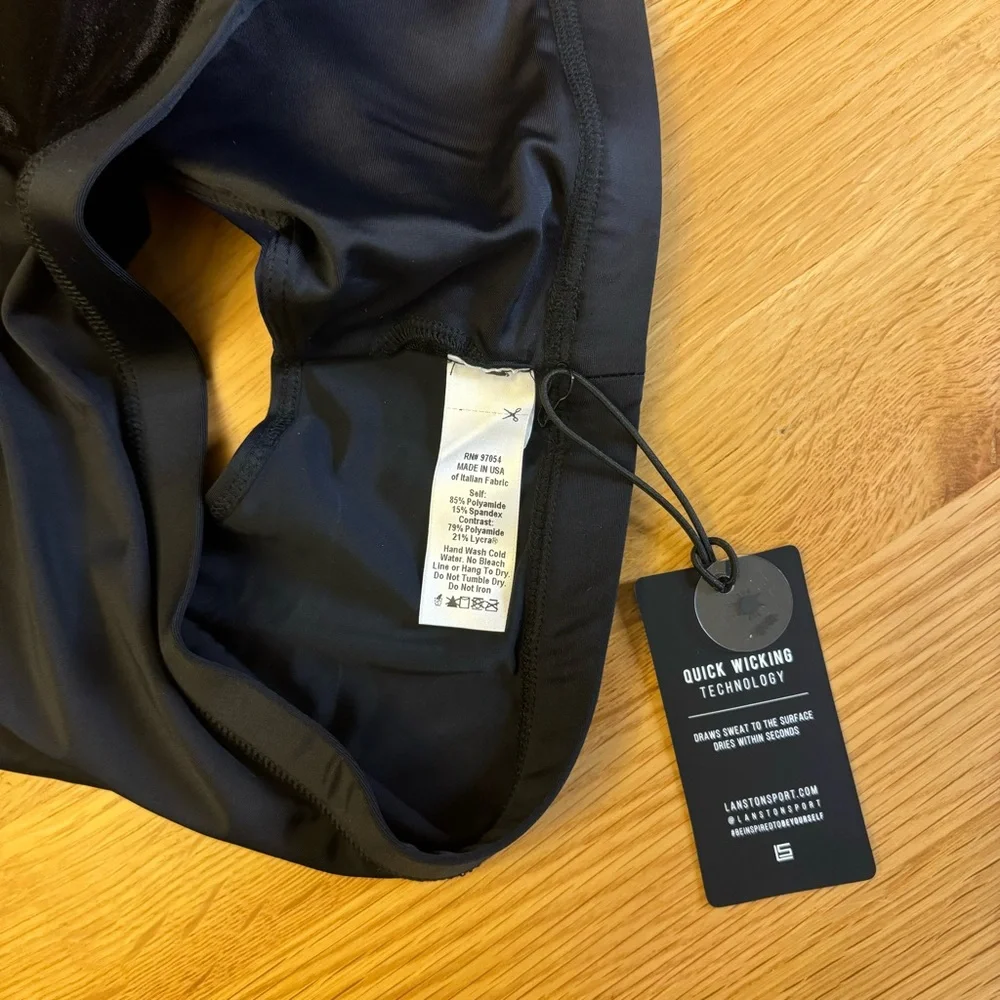 NWT REVOLVE x‎ LANSTON SPORT COLORBLOCK VELVET SPORTS BRA AND LEGGINGS SET